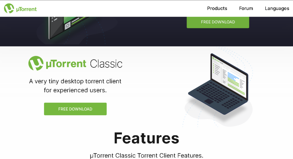 uTorrent download