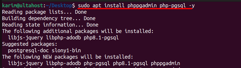 php pgsql