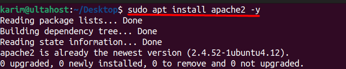 install apache