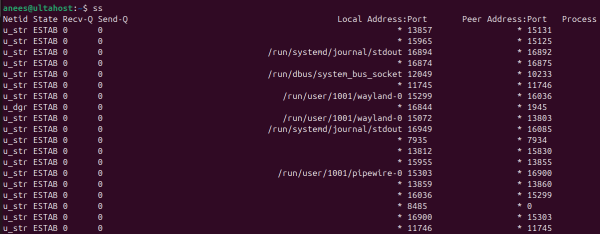 How to Use Linux SS (Socket Statistics) Command | Ultahost Knowledge Base