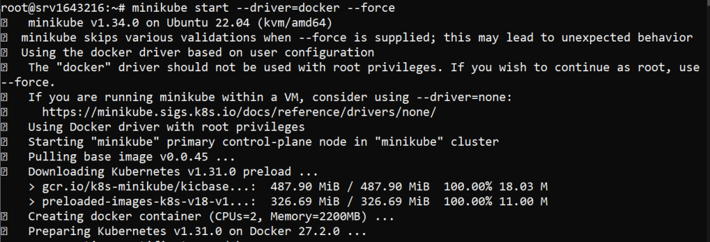 minikube docker