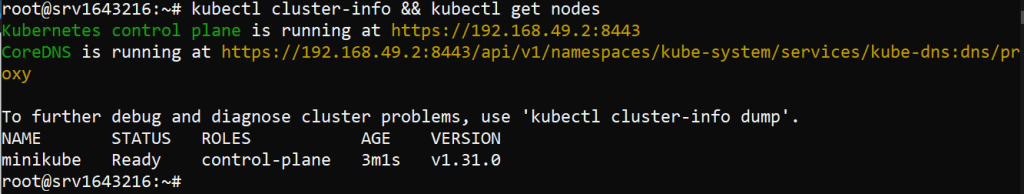 kubctl command