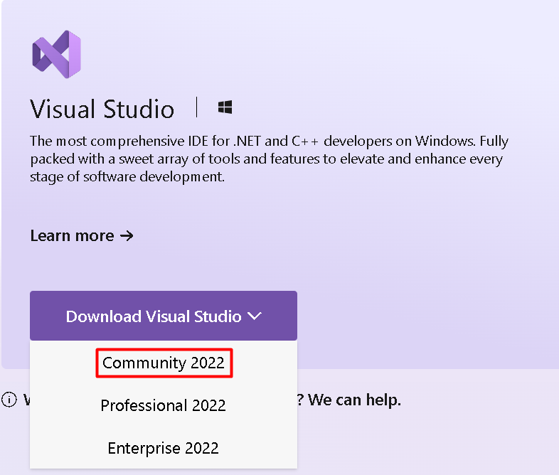 download visual studio