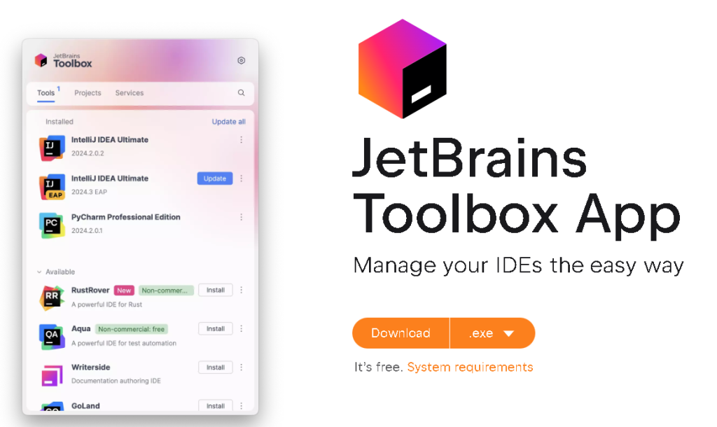 jetbrain toolbox