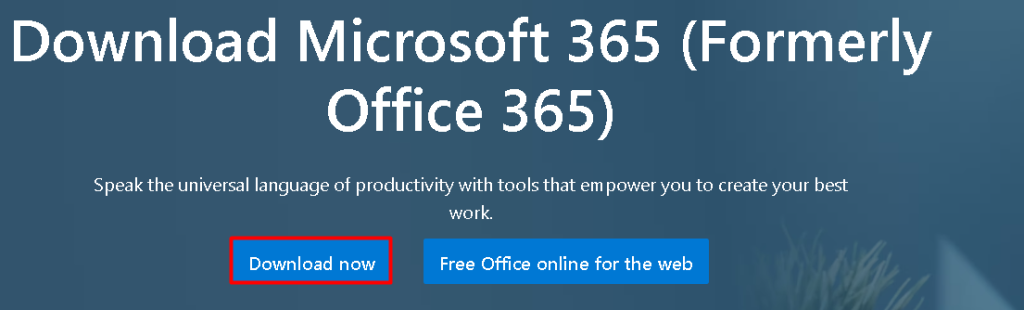 Download Microsoft 365