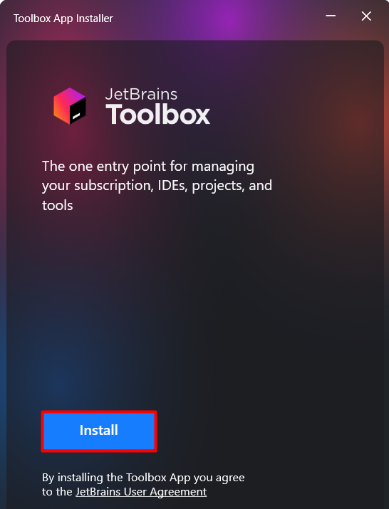 install toolbox