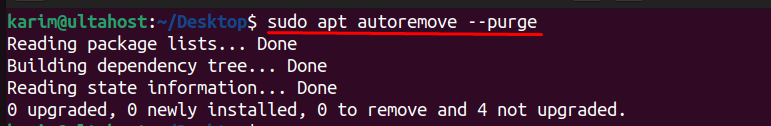 autoremove purge