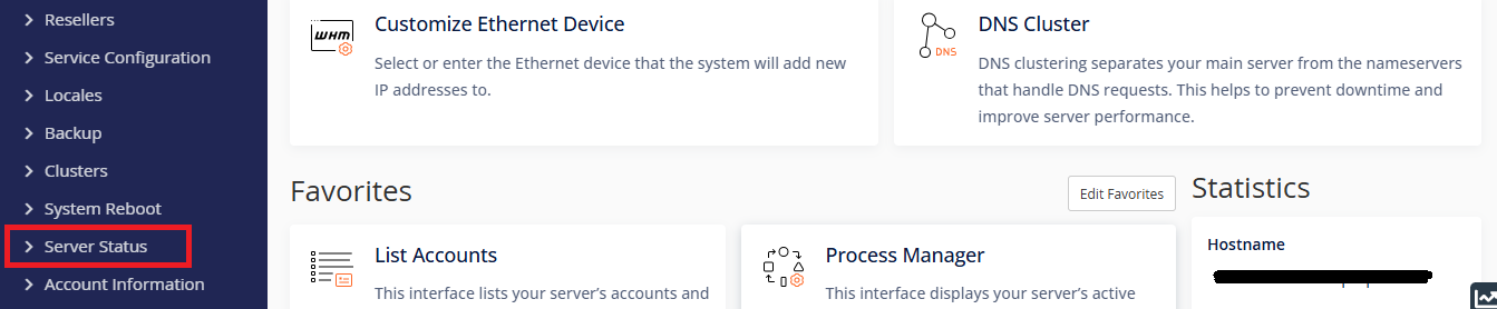 How to view Apache Status in WHM | Ultahost Knowledge Base