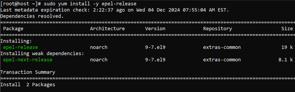 epel release