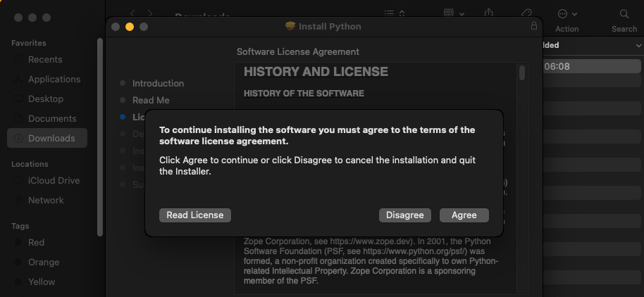 license agreement