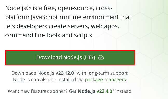 download node.js