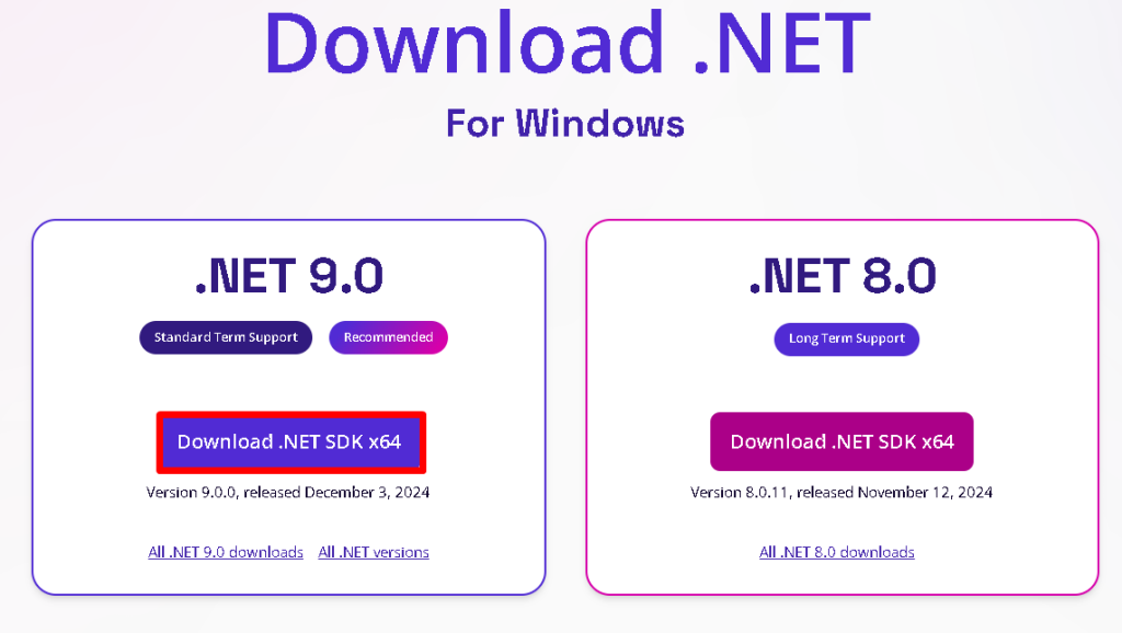 download .net