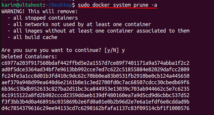 docker system