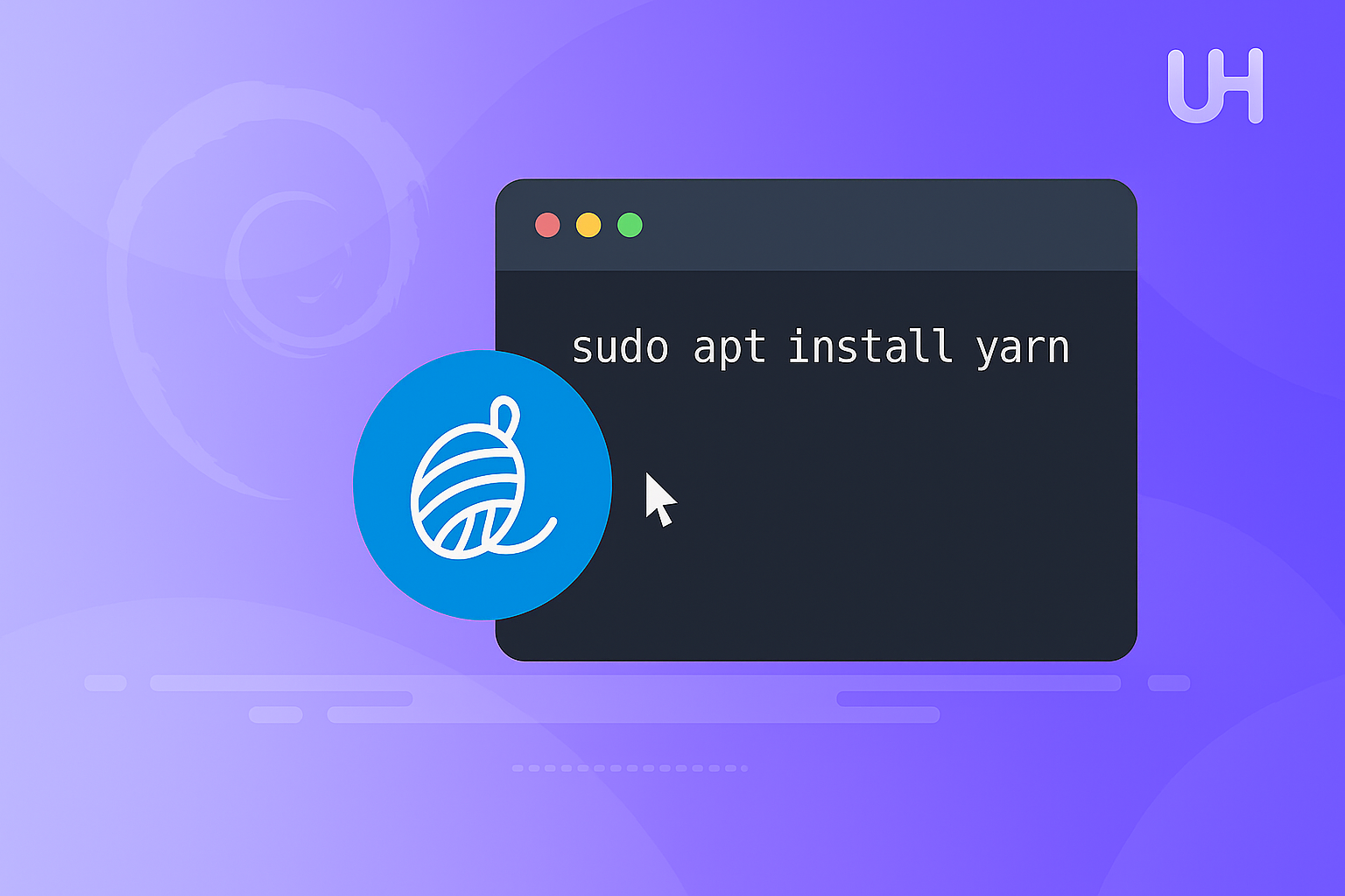 yarn on debian
