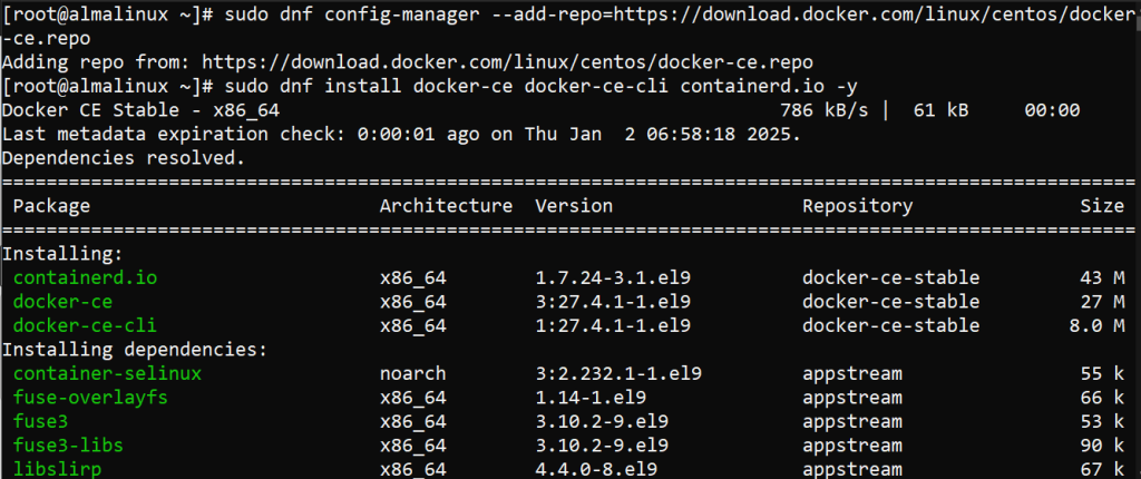 setup docker