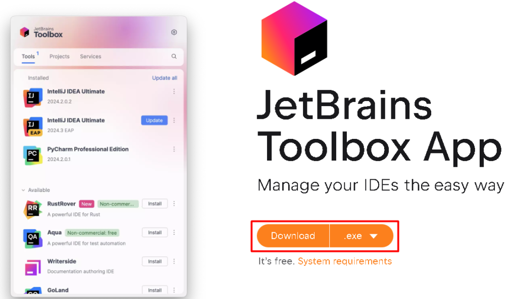 jetbrains toolbox