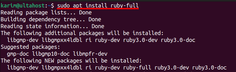 install ruby full