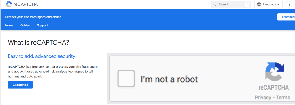 reCAPTCHA