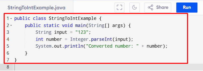 String Example