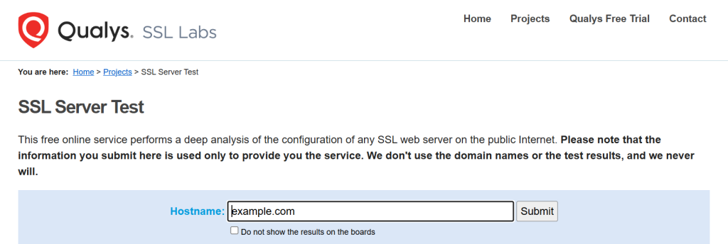 ssl labs