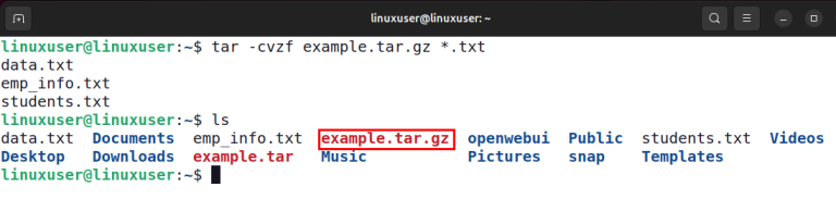 Understanding and Using the tar Command for File Compression | Ultahost ...