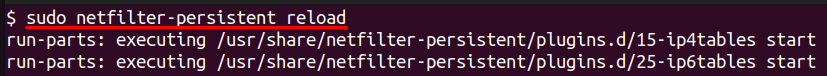 applying saved rules without restarting
