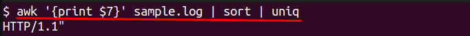 combining awk with other commands