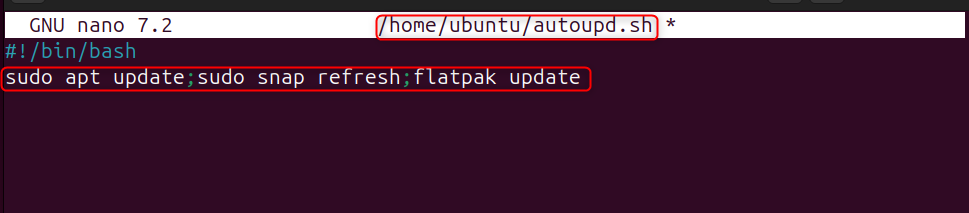 Configure the Shell Script