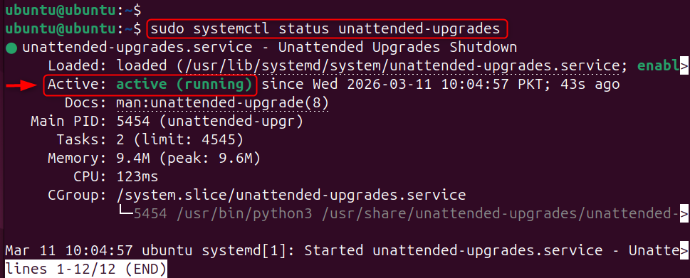 verify the active or inactive status