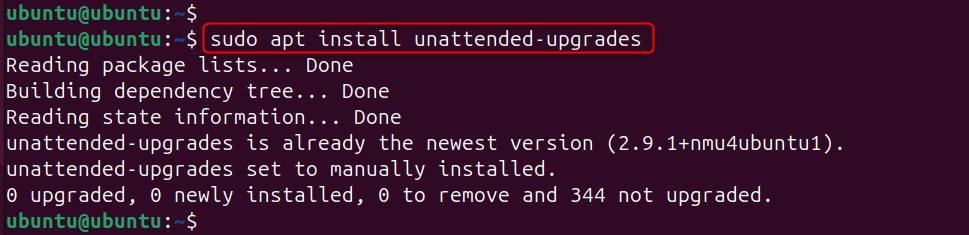 Install the Unattended-Upgrades tool