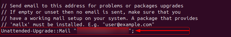 Set the Email Prompt For Updates