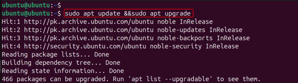 Update System Packages to avoid high cpu usage