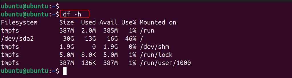 Check Free Space before resizing a partition