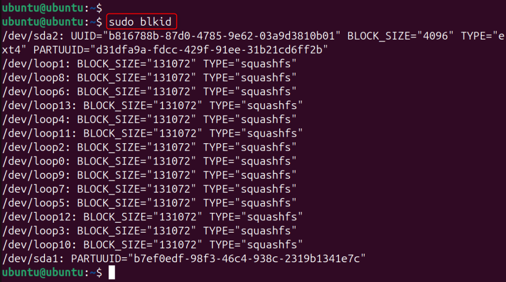 Find the Partition UUID to Mount Drives in Linux