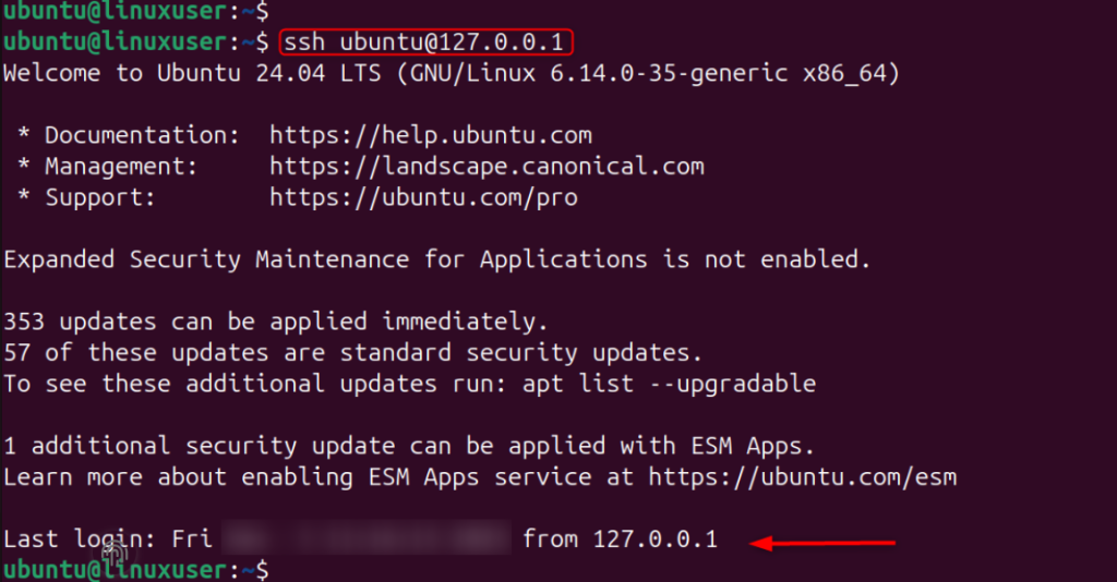 Test SSH Login with 2FA to ensure secure ssh access