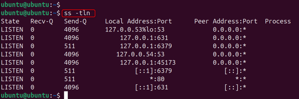 Filter Ports by Protocol