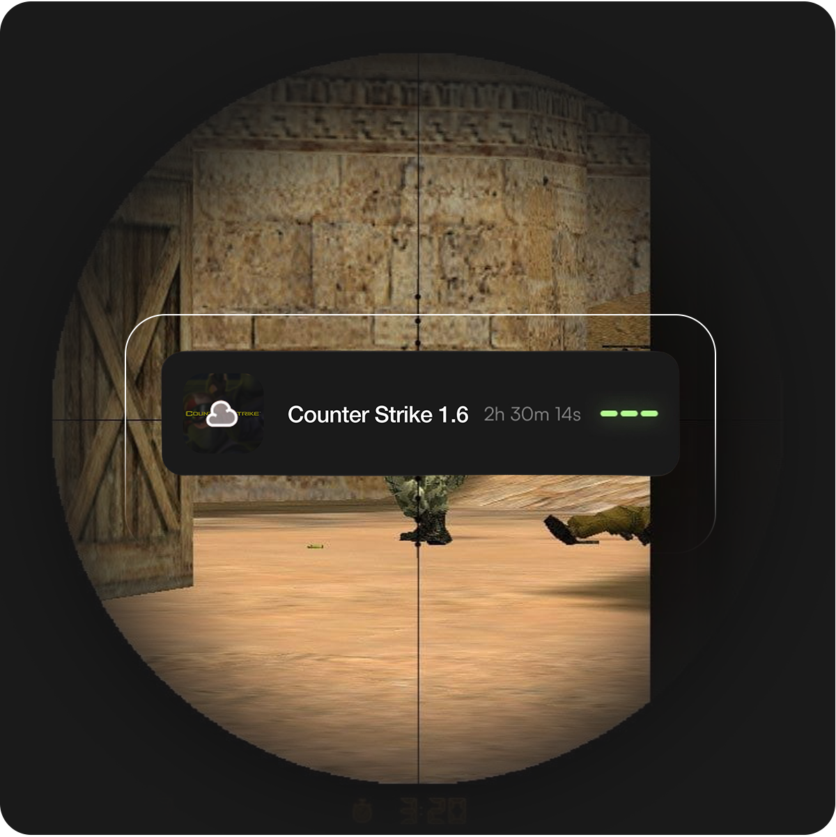 feature text displayed clearly