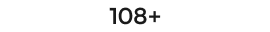 108 number on white background