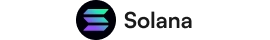 Solana blockchain logo on dark background