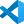 Logo Visual Studia na modrém pozadí